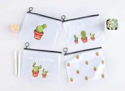 کاور پلاستیکی زیپ دار طرح کاکتوس