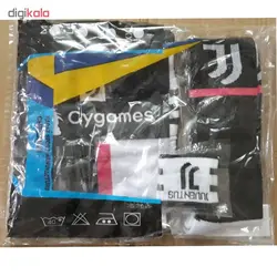 ست 4 تکه لباس ورزشی پسرانه طرح یوونتوس کد B P 2019