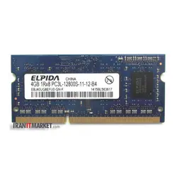 رم لپ تاپ الپیدا ram elpida 4gb pc3L-12800 1600mhz