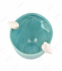 ظرف سرامیکی طرح پرنده- کد 002 - فروشگاه اینترنتی صنایع دستی برزان