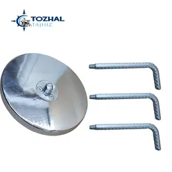 صفحه پیلار دو تیکه با پایه رزوه دار