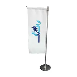 پرچم رومیزی L - نوژان گرافیک چاپ آنلاین پرچم رومیزی ال