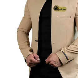 بج سینه برنجی - نوژان گرافیک ساخت بج سینه فلزی طلایی