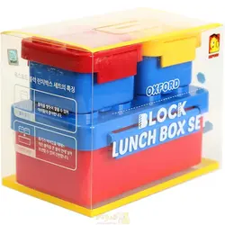 ظرف غذای کودک با طرح لگو - کیدو کالا تخصصی ترین فروشگاه کودکان