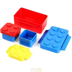 ظرف غذای کودک با طرح لگو - کیدو کالا تخصصی ترین فروشگاه کودکان
