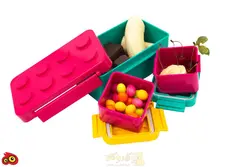 ظرف غذای کودک با طرح لگو - کیدو کالا تخصصی ترین فروشگاه کودکان