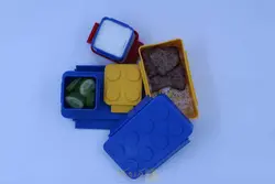 ظرف غذای کودک با طرح لگو - کیدو کالا تخصصی ترین فروشگاه کودکان