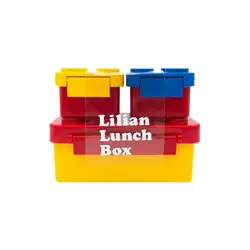 ظرف غذای کودک با طرح لگو - کیدو کالا تخصصی ترین فروشگاه کودکان