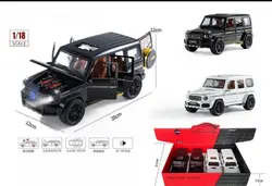 قیمت و خرید ماکت ماشین فلزی بنز g مقیاس ۱٫۱۸موزیکال چراغدار در7/بهمن/1403 قیمت و خرید