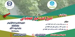 وبینار اصول کشت خیار گلخانه ای