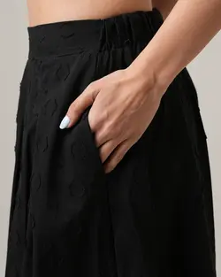 دامن خمره ای طرح دار