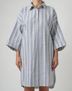 پیراهن مانتویی قاپک دار