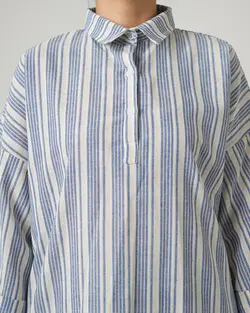 پیراهن مانتویی قاپک دار