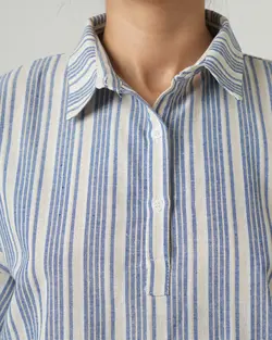 پیراهن مانتویی قاپک دار