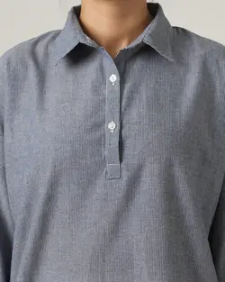 پیراهن مانتویی قاپک دار