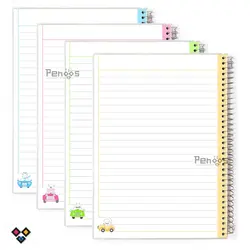 دفتر سیمی مُجلد فانتزی 60 برگ مدل1-26N-9614-D1 - فروشگاه آنلاین لوازم تحریر پنوس