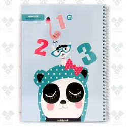 دفتر 40 برگ سیمی طلقی فانتزی مکث نوت M9414 - فروشگاه آنلاین لوازم تحریر پنوس