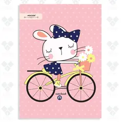 دفتر 40 برگ سیمی طلقی فانتزی مکث نوت M9414 - فروشگاه آنلاین لوازم تحریر پنوس