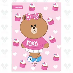 دفتر 40 برگ سیمی طلقی فانتزی مکث نوت M9414 - فروشگاه آنلاین لوازم تحریر پنوس