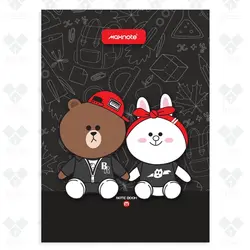 دفتر 40 برگ سیمی طلقی فانتزی مکث نوت M9414 - فروشگاه آنلاین لوازم تحریر پنوس