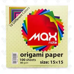 کاغذ اوریگامی 15×15- 100برگ M9776 - فروشگاه آنلاین لوازم تحریر پنوس