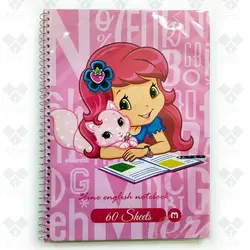 دفتر 60 برگ سه خط سیمی طلقی مکث نوت M9643 - فروشگاه آنلاین لوازم تحریر پنوس