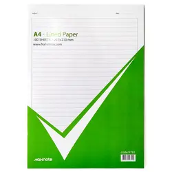 کاغذ خط دار 100 برگ A4 مکث نوت M9792 - فروشگاه آنلاین لوازم تحریر پنوس