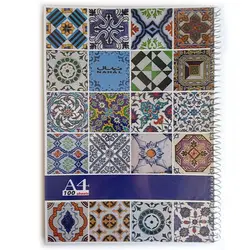 دفتر A4 سیمی طلقی 100 برگ نهال N1172 - فروشگاه آنلاین لوازم تحریر پنوس