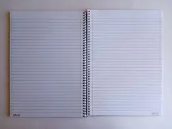 دفتر A4 سیمی طلقی 100 برگ نهال N1172 - فروشگاه آنلاین لوازم تحریر پنوس