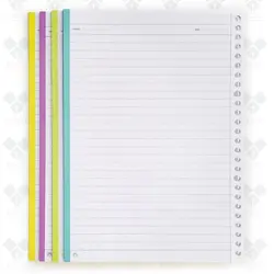 یدک کلاسور 26 حلقه لبه رنگی مکث نوت M9791 - فروشگاه آنلاین لوازم تحریر پنوس