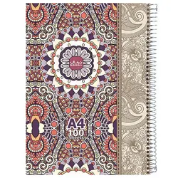 دفتر A4 سیمی 100 برگ جلد سخت نهال A1171 - فروشگاه آنلاین لوازم تحریر پنوس