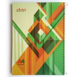 دفتر A4 سیمی 100 برگ جلد سخت نهال A1171 - فروشگاه آنلاین لوازم تحریر پنوس