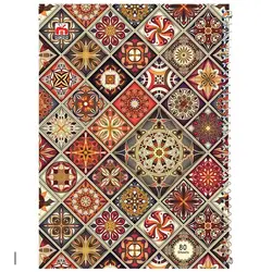 دفتر 80 برگ سیمی طلقی کلاسیک A7812 - فروشگاه آنلاین لوازم تحریر پنوس