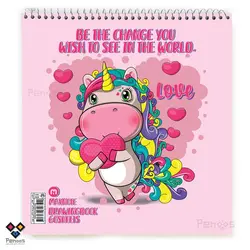 دفتر نقاشی ماروپله / پشت جلد سخت طرح مار و پله /60 برگ کاغذ سفید/دارای 2 عدد مهره و یک تاس/کد:26P-9650 - فروشگاه آنلاین لوازم تحریر پنوس