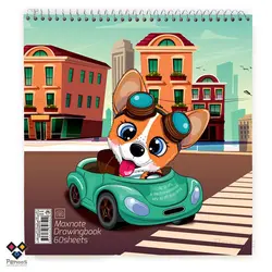 دفتر نقاشی ماروپله / پشت جلد سخت طرح مار و پله /60 برگ کاغذ سفید/دارای 2 عدد مهره و یک تاس/کد:26P-9650 - فروشگاه آنلاین لوازم تحریر پنوس