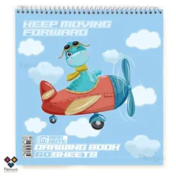 دفتر نقاشی ماروپله / پشت جلد سخت طرح مار و پله /60 برگ کاغذ سفید/دارای 2 عدد مهره و یک تاس/کد:26P-9650 - فروشگاه آنلاین لوازم تحریر پنوس