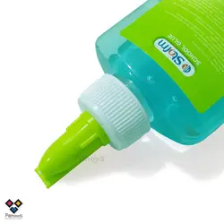 چسب مدرسه استورم -100میل- غیر سمی - خشک شونده شفاف - نازل خروجی قلمی همراه با لیسه-26G-HL618 - فروشگاه آنلاین لوازم تحریر پنوس