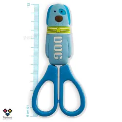 قیچی غلاف‌دار مدرسه‌ای کیکو - غلاف فانتزی سیلیکونی نرم -تیغه تیز و بُرنده -کد: 26C-371 - فروشگاه آنلاین لوازم تحریر پنوس