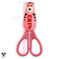 قیچی غلاف‌دار مدرسه‌ای کیکو - غلاف فانتزی سیلیکونی نرم -تیغه تیز و بُرنده -کد: 26C-371 - فروشگاه آنلاین لوازم تحریر پنوس