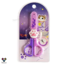 قیچی غلاف‌دار کهکشانی کیکو - غلاف فانتزی مدرسه‌ای -تیغه تیز و بُرنده -کد: 26C-671 - فروشگاه آنلاین لوازم تحریر پنوس