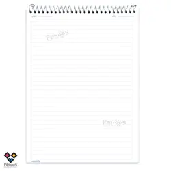 دفتر سیم از بالا A4 نهال-80 برگ کاغذ خط‌دار-سایز 21×29.5 کد:26N-9871 - فروشگاه آنلاین لوازم تحریر پنوس