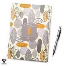 سررسید 1403 نهال مکث، یکروزه جمعه جدا، دارای جلدسخت سلفونی طرح دار، برگه های خط کشی شده پلنری کد:26ca-3018 - فروشگاه آنلاین لوازم تحریر پنوس