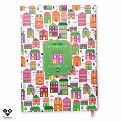 سررسید 1403 نهال مکث، یکروزه جمعه جدا، دارای جلدسخت سلفونی طرح دار، برگه های خط کشی شده پلنری کد:26ca-3018 - فروشگاه آنلاین لوازم تحریر پنوس