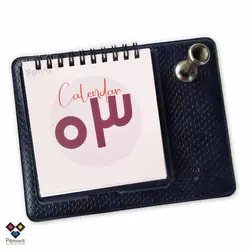 تقویم رومیزی 1403 چرمی مدیریتی پنوس، با جای خودکار و یادداشت کد:26Ca-3065 - فروشگاه آنلاین لوازم تحریر پنوس