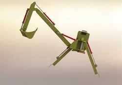 طراحی بیل مکانیکی در نرم افزار سالیدروک