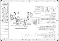 نقشه تاسیسات مکانیکی ساختمان ۵ طبقه - داکت اسپیلت