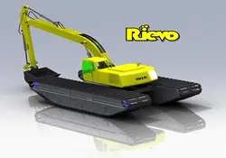 دانلود مدل سه بعدی بیل مکانیکی در نرم افزار Solidworks