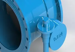 دانلود مدل سه بعدی شیر پروانه ای در نرم افزار Solidworks