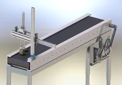 دانلود مدل سه بعدی نوار نقاله خودکار در نرم افزار Solidworks