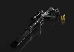 دانلود مدل سه بعدی تفنگ تک تیر انداز در نرم افزار Solidworks